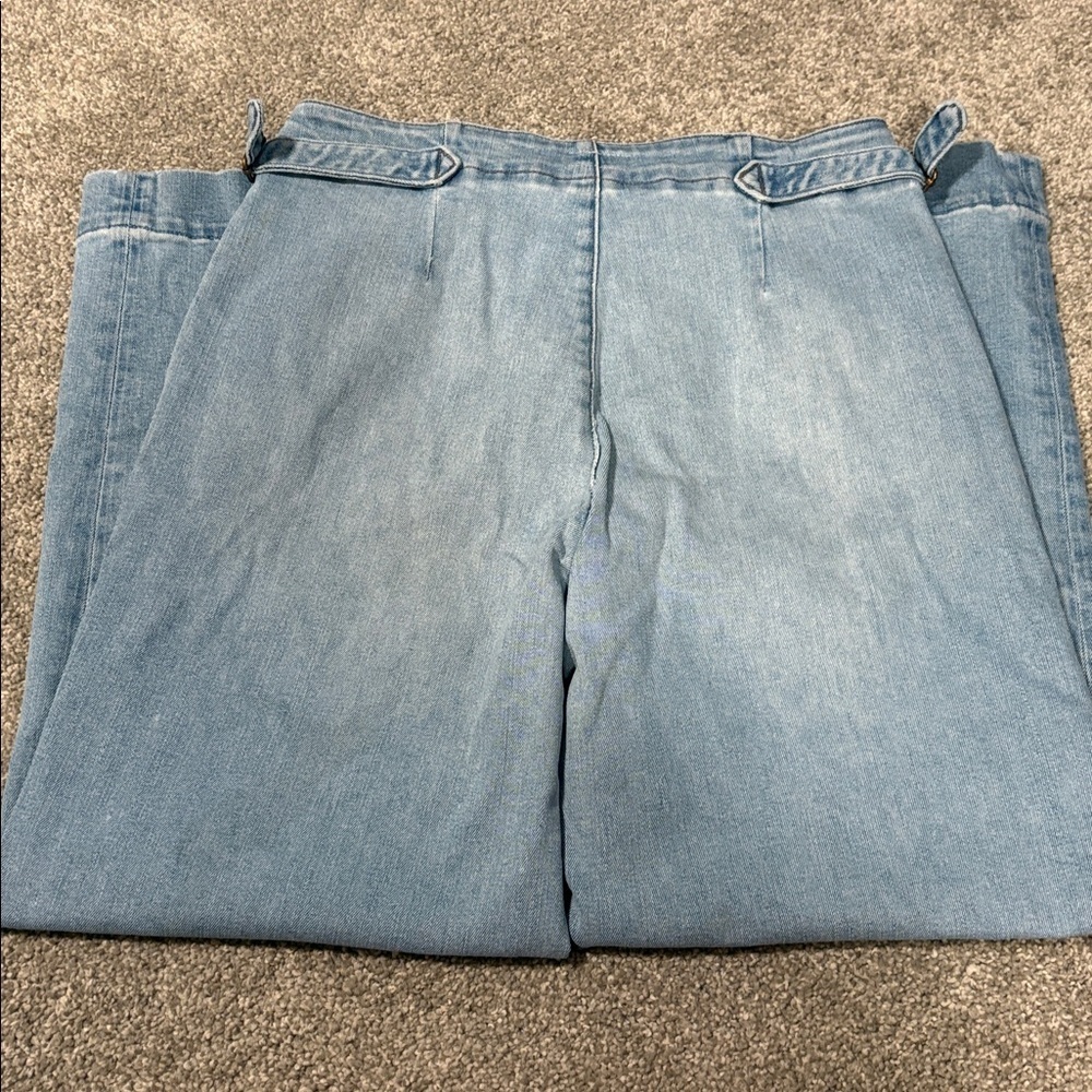 MOTHER Light Blue Cinch Greaser Ankle Jeans - Picture 9 of 13
